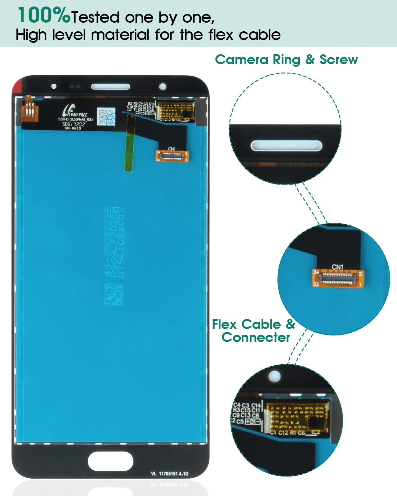 Amazon.com: Srjtek for Samsung Galaxy J7 Prime Screen Replacement